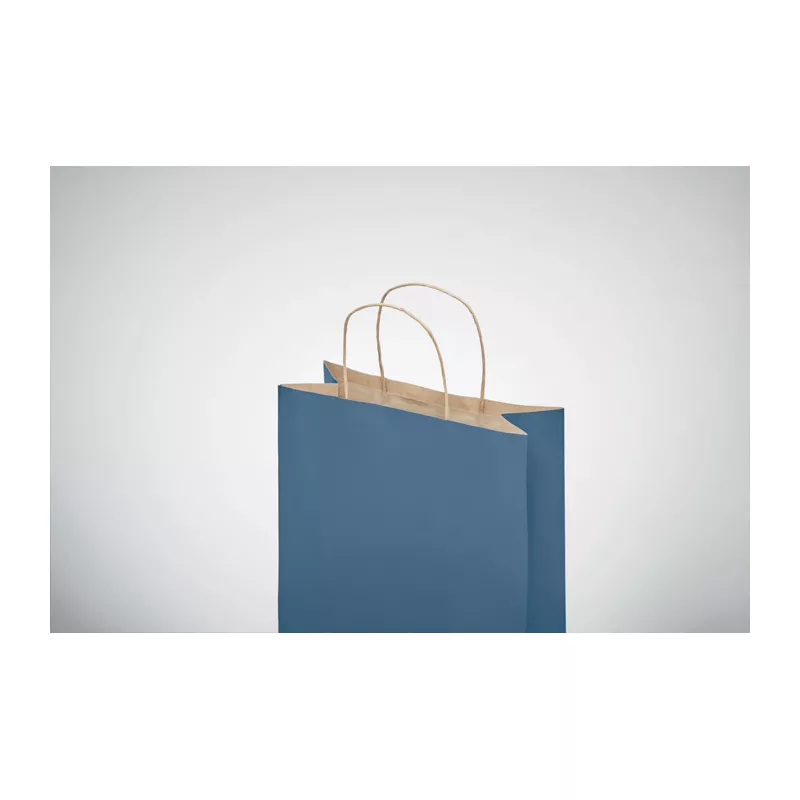 Torba prezentowa papierowa mała 90 g/m² PAPER TONE S - Niebieski (MO6172-04)