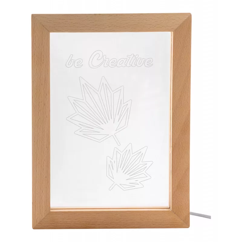 Woodiframe trofeum podświetlane - naturalny-a (AP716910)