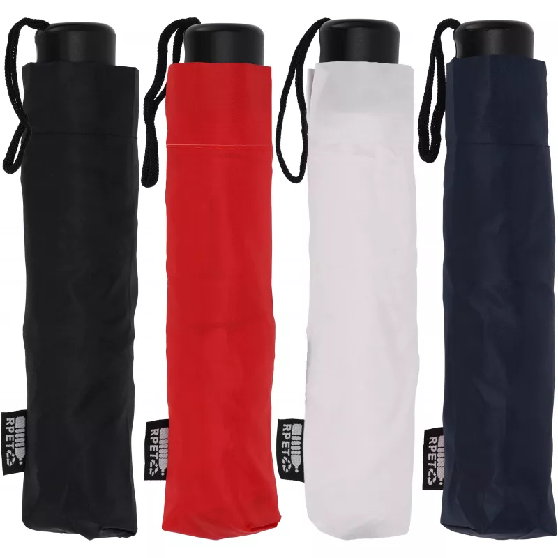 Parasol manualny rPET Ø98 cm NORTHAMPTON - biały (433606)