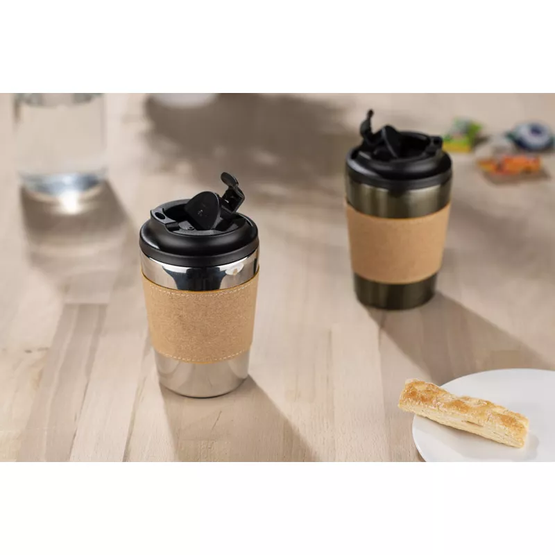 Kubek termiczny CAFFEZ 350 ml - srebrny (17638-00)