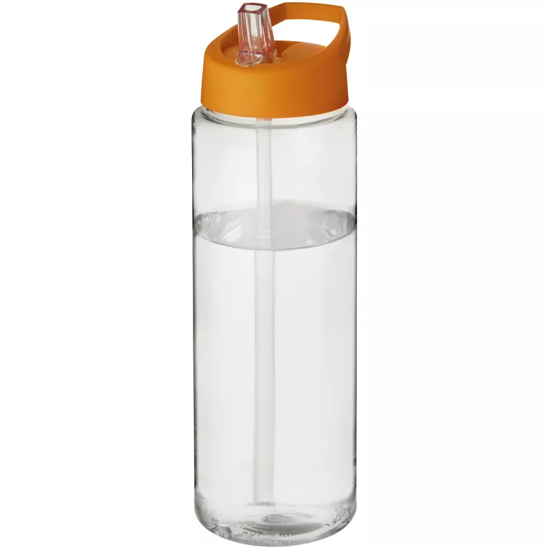 Bidon H2O Vibe o pojemności 850 ml z wieczkiem z dzióbkiem - Pomarańczowy-Przezroczysty (21009612)