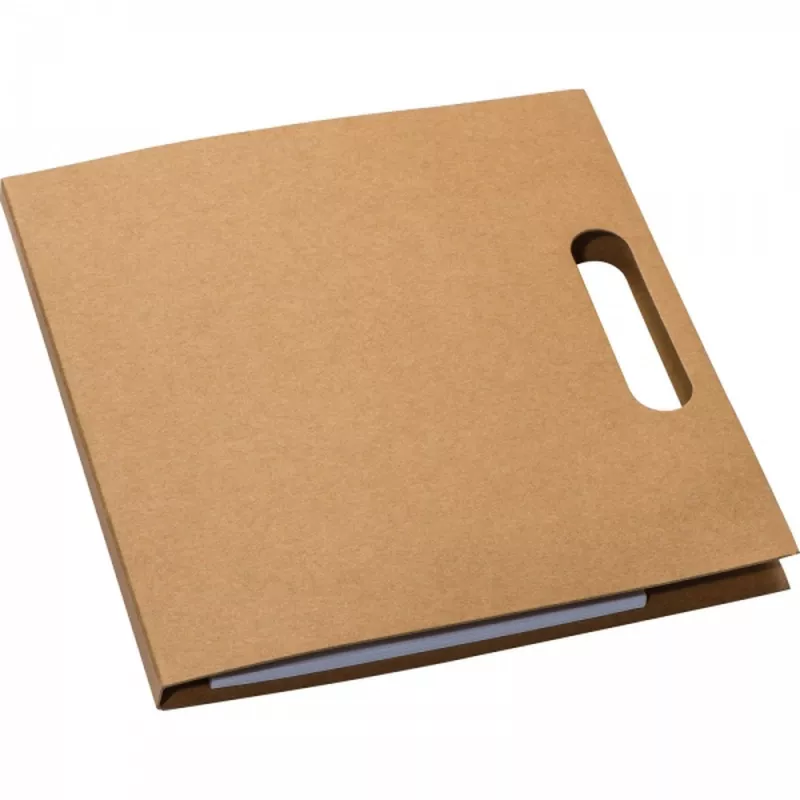 Zestaw do kolorowania z kredkami 6 kolorów CORNELIA - brązowy (5049301)