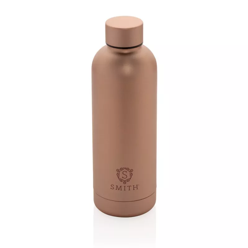 Butelka termiczna 500 ml, stal nierdzewna z recyklingu - brązowy (P435.709)
