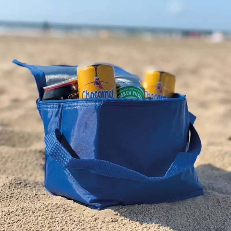 Torba termiczna na 6 puszek 500 ml MESA - niebieski (710404)