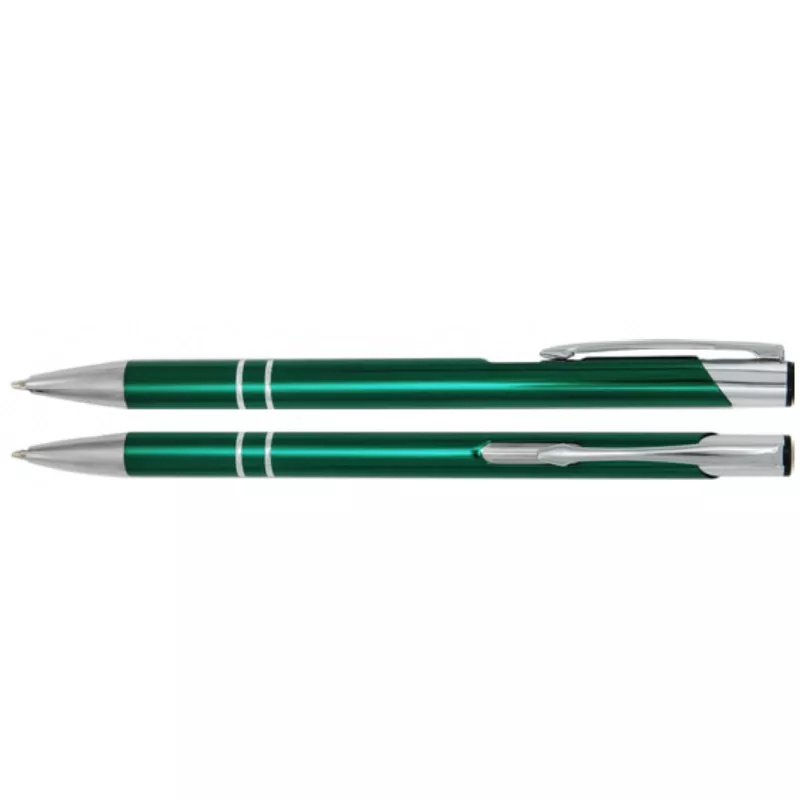Długopis metalowy Cosmo Slim - ciemny zielony (COSMO SLIM-13)