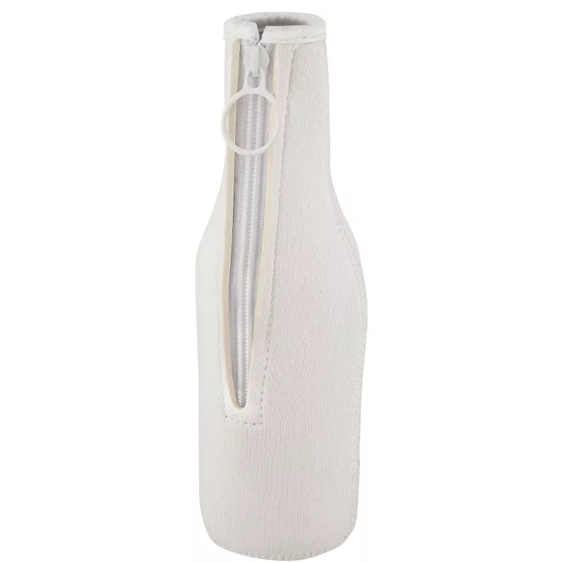 Uchwyt na butelkę z neoprenu z recyklingu Fris - Biały (11328701)