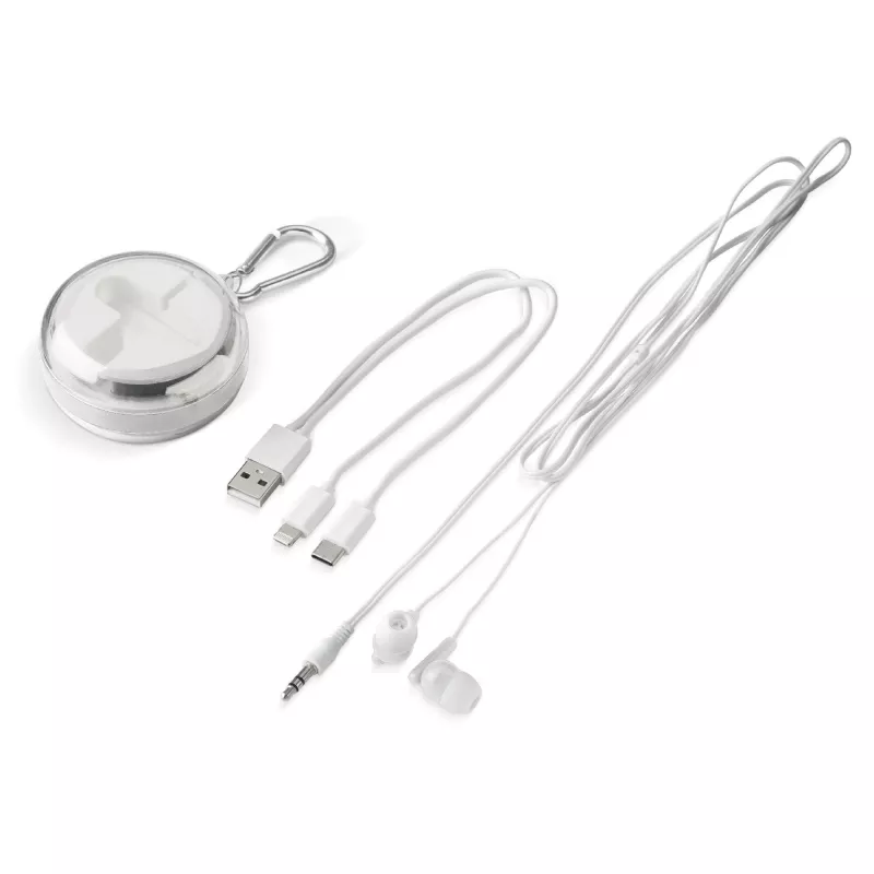 Słuchawki i kabel do ładowania   - biały (LT90498-N0001)