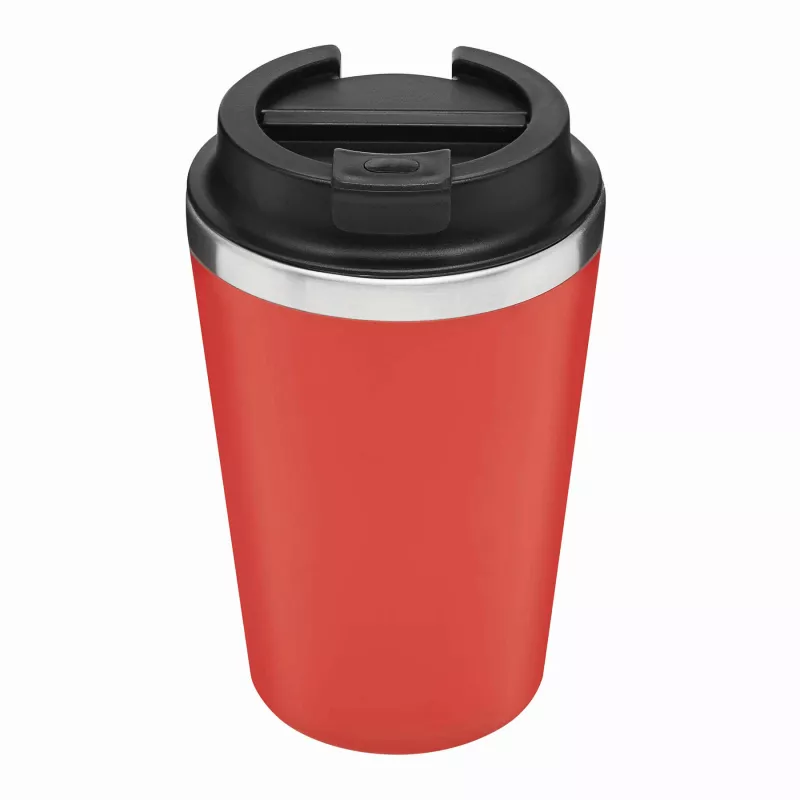 Kubek podróżny 350 ml TAKE & GO dwuścienny - czerwony (56-0304643)