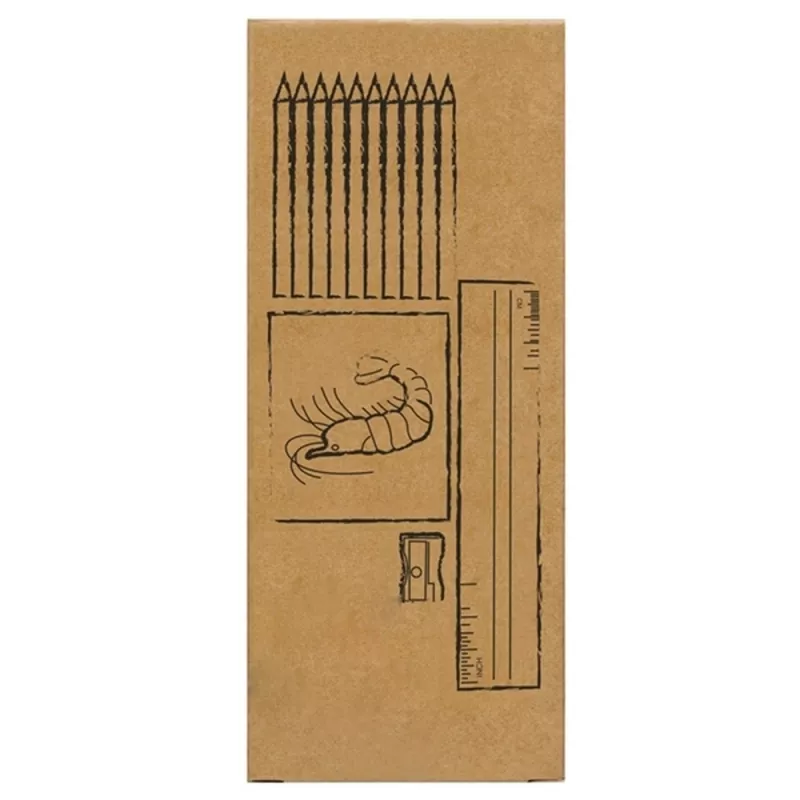 Zestaw do kolorowania z kredkami 10 kolorów LITTLE PICASSO - brązowy (112501)