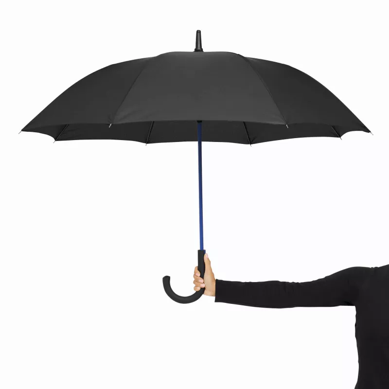 Automatyczny parasol - czarny, niebieski (56-0103350)
