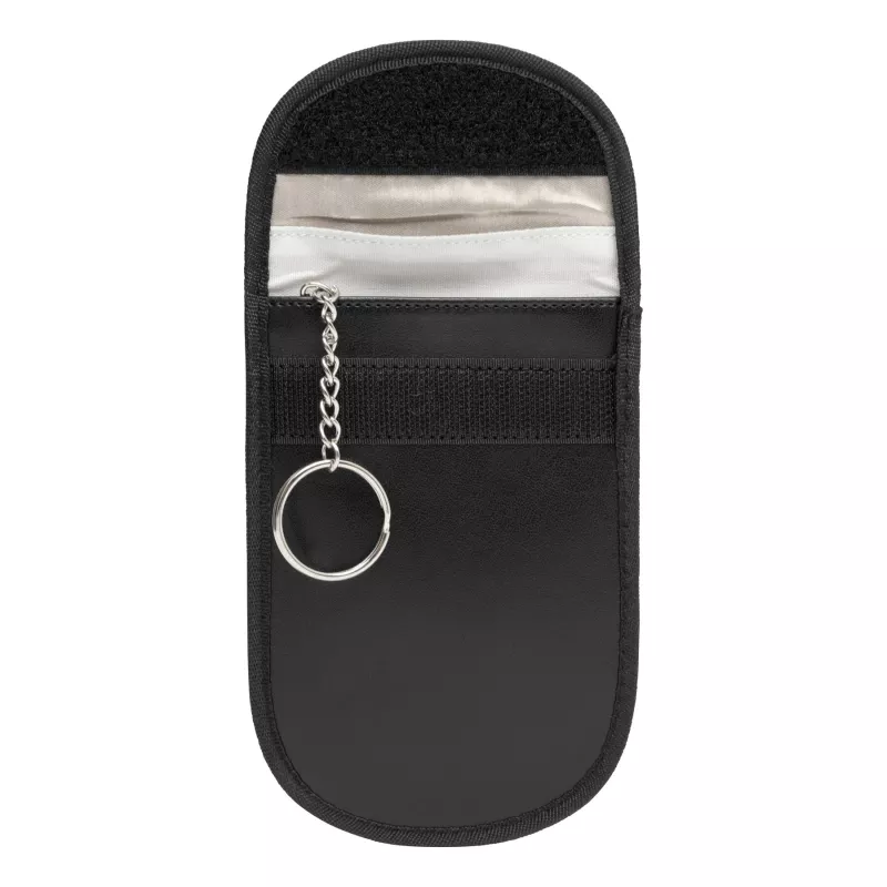 Etui na klucze samochodowe z zabezpieczeniem RFID - czarny (56-0402504)