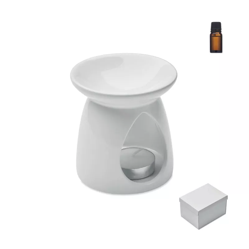 Kominek zapachowy ceramiczny SAGRADA - Bialy (MO3113-06)