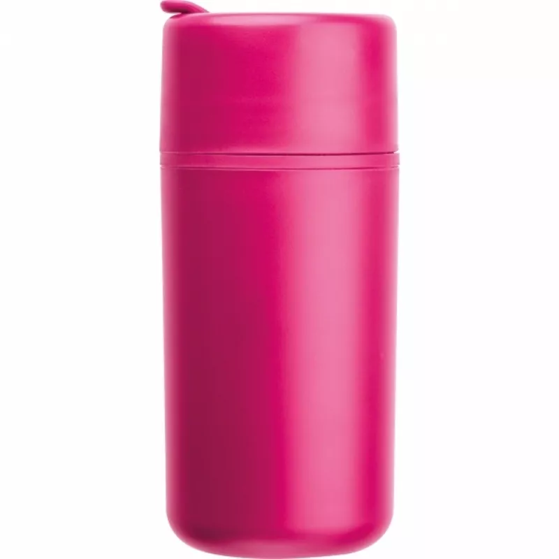 Kubek z podwójnymi ściankami GENOA 500 ml - różowy (535411)