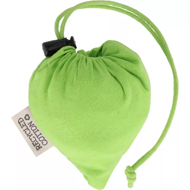 Torba bawełniana z recyklingu 118 g/m2 MODENA - jasnozielony (526229)