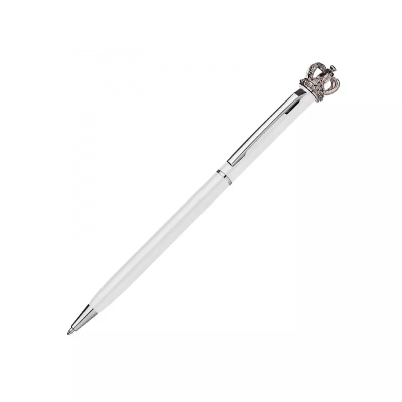 Długopis metalowy KINGS PARK - biały (048806)