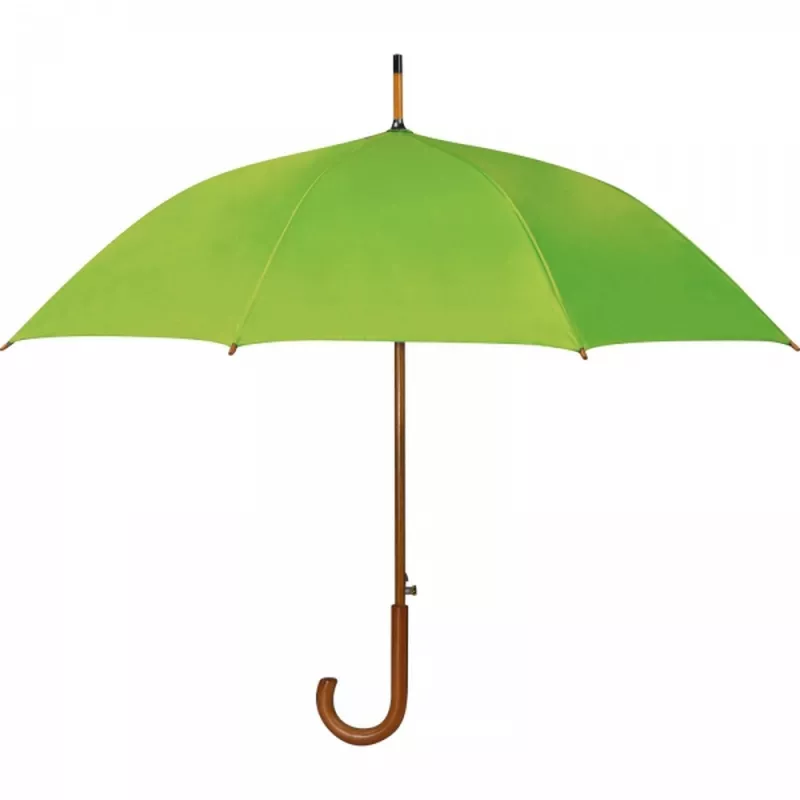 Parasol automatyczny ø105 cm RPET CHRISTINE - jasnozielony (4243629)