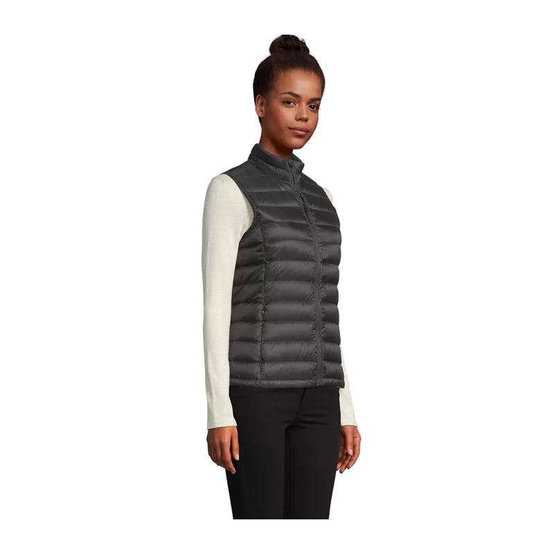 Kamizelka puchowa damska Sol's WILSON BW WOMEN - Czarny (S02890-BK)