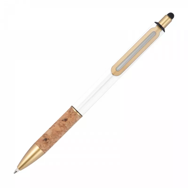 Długopis metalowy touch pen MARIAN - biały (1369006)