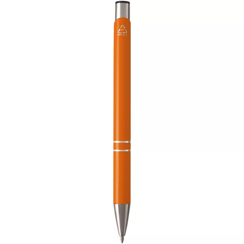 Moneta długopis z aluminium z recyklingu - Pomarańczowy (10782231)