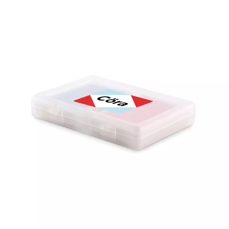 Karty do gry 2 talie w etui PLAYCARD - Przezroczysty (MO2532-22)