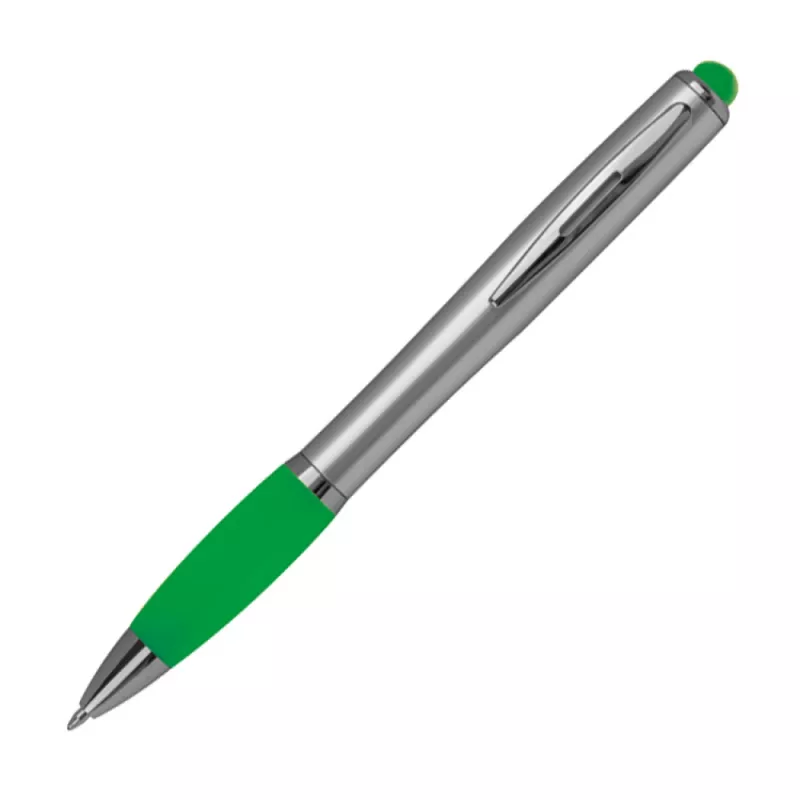 Długopis z podświetlanym logo - zielony (1076409)
