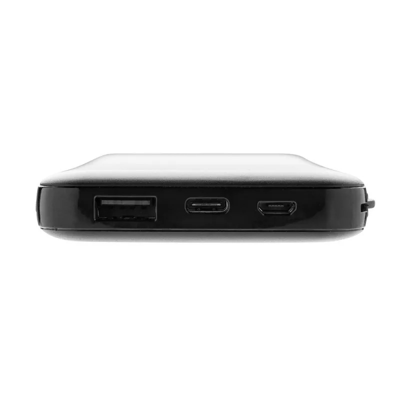 Power bank 10000 mAh Lockhart, zintegrowane kable - black (P322.431)