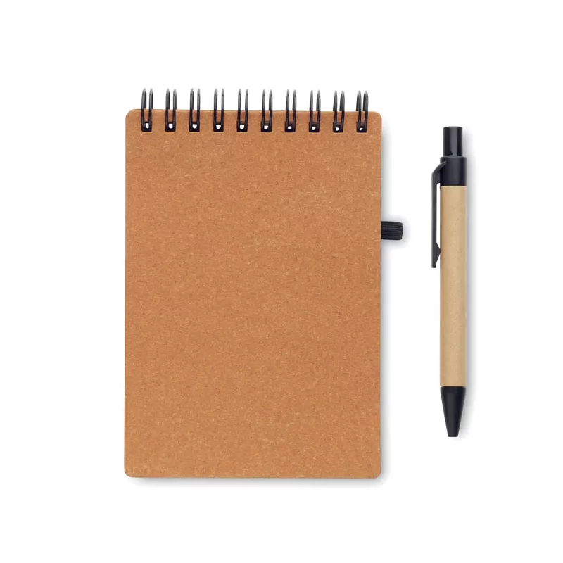 Notes z długopisem 70 kartek w linię NOTIE - Brazowy (MO2481-01)
