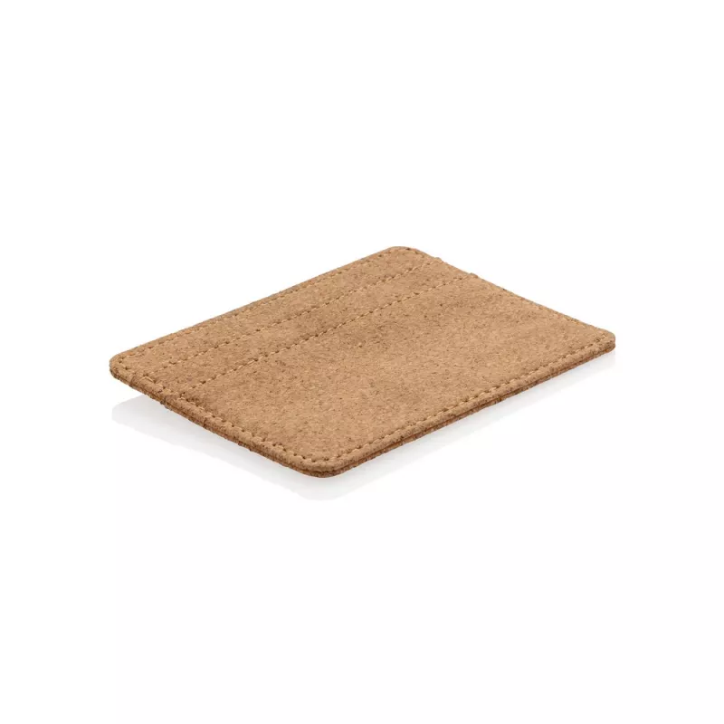 Korkowe etui na karty kredytowe, portfel, ochrona RFID - brązowy (P820.879)