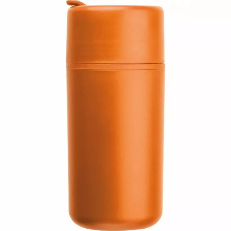 Kubek z podwójnymi ściankami GENOA 500 ml - pomarańczowy (535410)