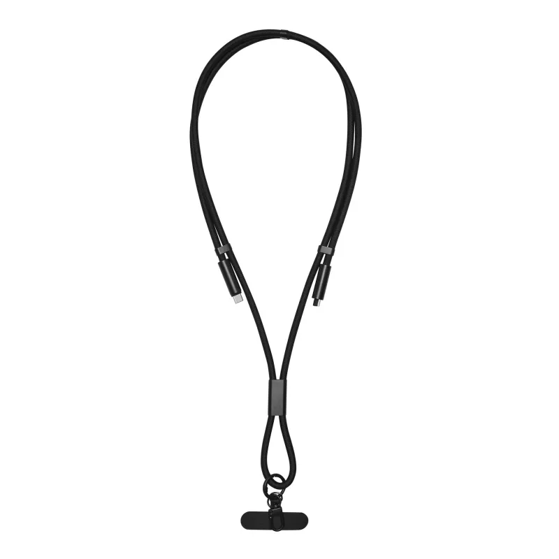 Uniwersalna smycz do telefonu - czarny (56-1107396)