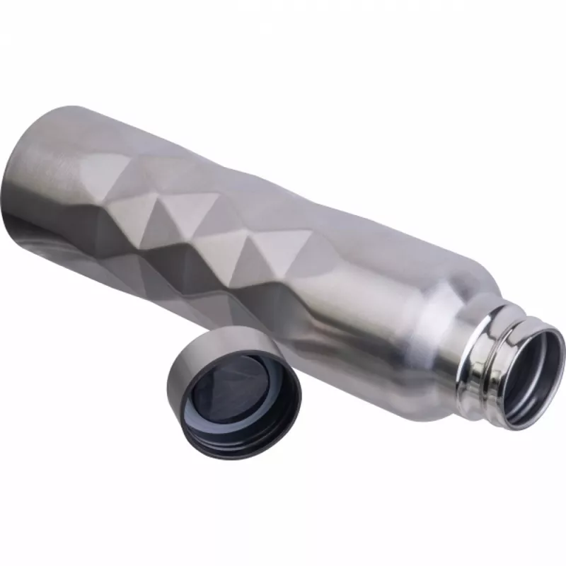 Butelka stalowa z recyklingu DENIZIL 1000 ml - szary (534207)