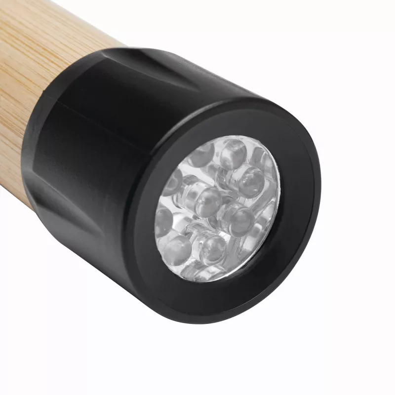 Latarka LED - brązowy, czarny (56-0403170)