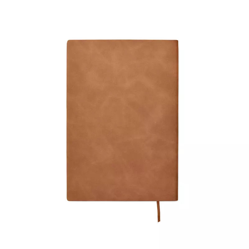Notes A5 w okładce z PU 80 kartek w linię TINTRAY - Brazowy (MO2663-01)