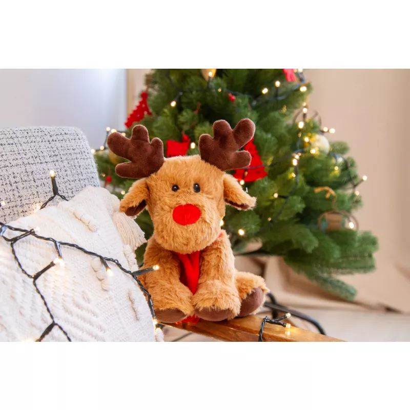Nordeer pluszowy renifer RPET - brązowy (AP800739)