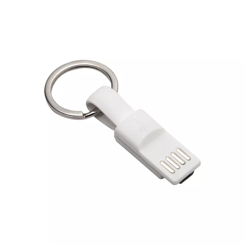 Brelok USB Hook Up - biały (R50176.06)