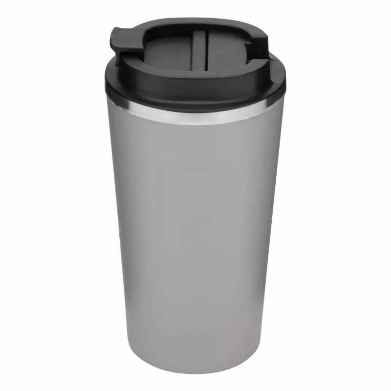 Podróżny kubek termiczny COFFEE TIME - szary (56-0304537)