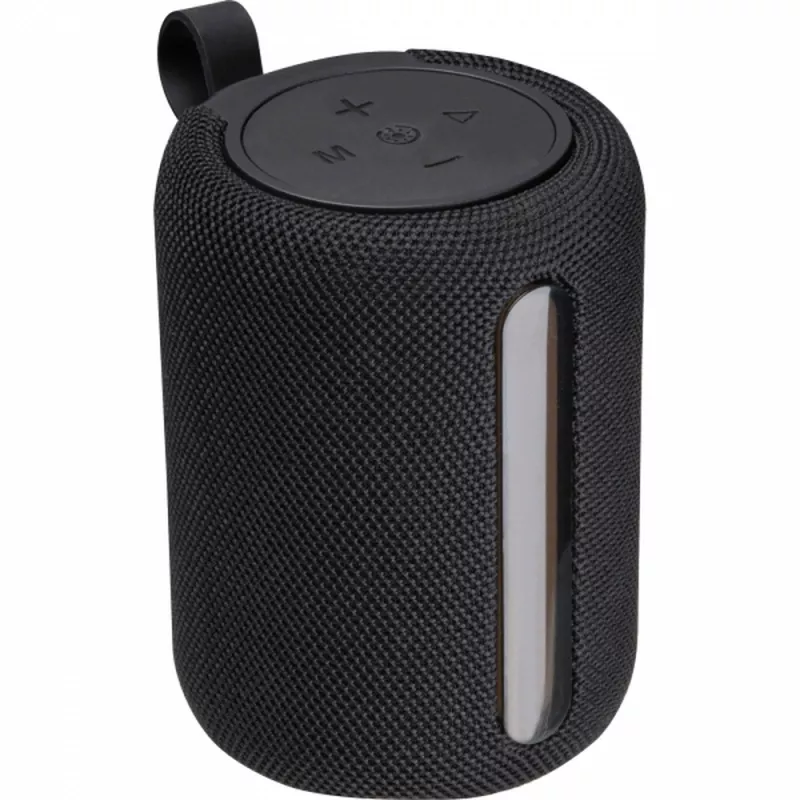 Głośnik bluetooth podświetlany LED GRETA - czarny (3524403)