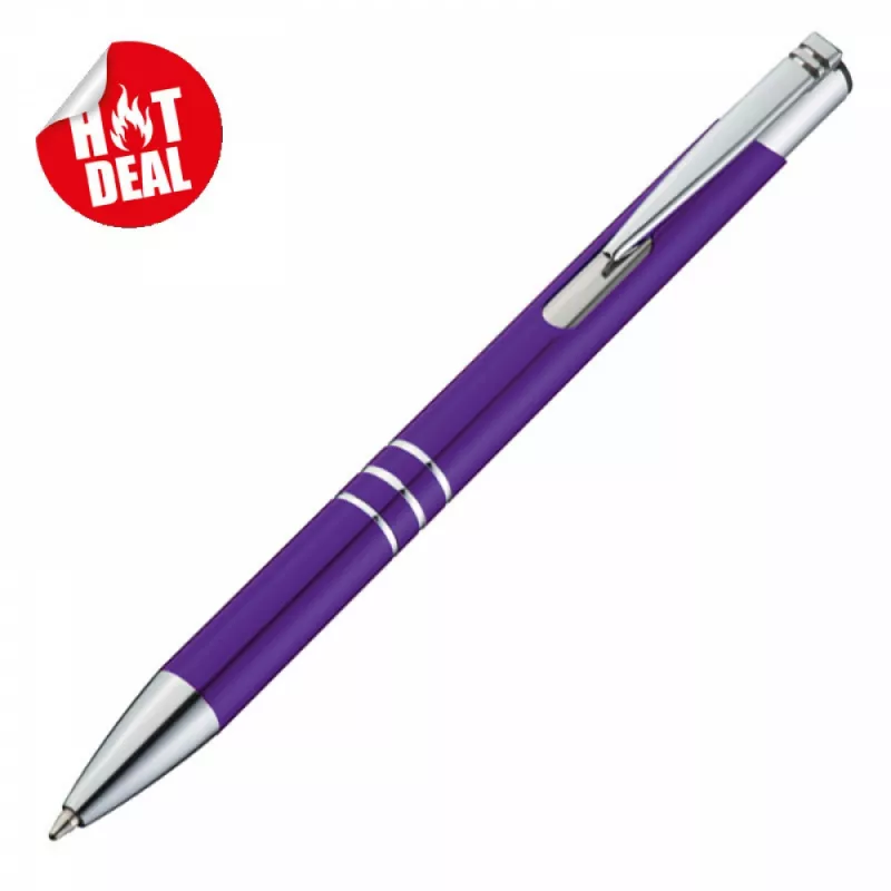 Długopis metalowy anodyzowany - fioletowy (1333912)