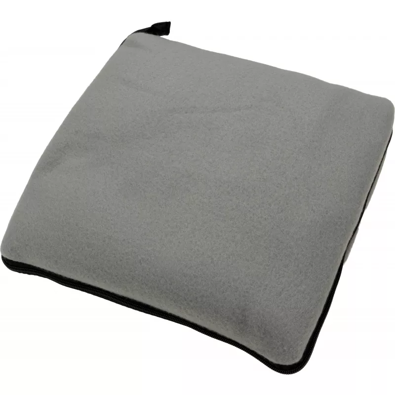 Koc z polaru/poduszka 2w1 RADCLIFF - szary (277507)