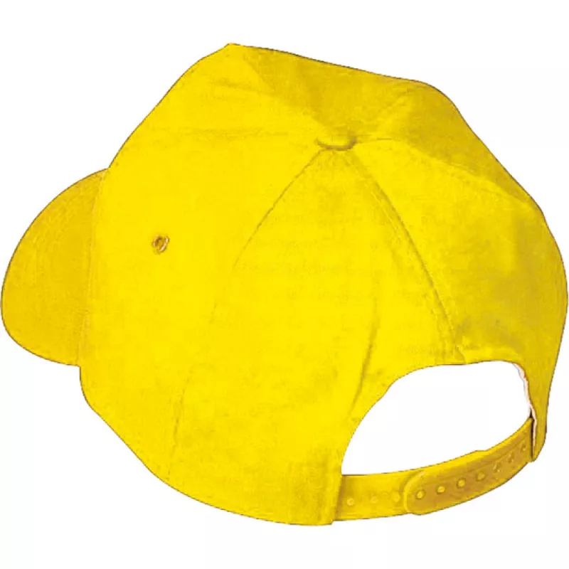 Czapka bawełniana z daszkiem New York - żółty (5044708)