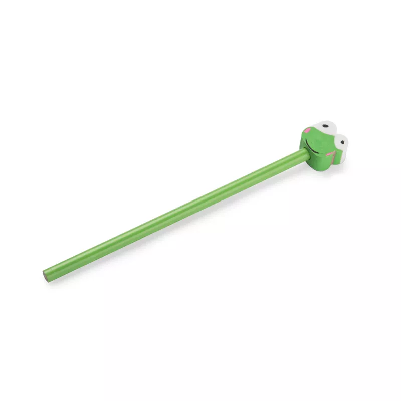 Ołówek z gumką FUNNI - zielony (19821-05)