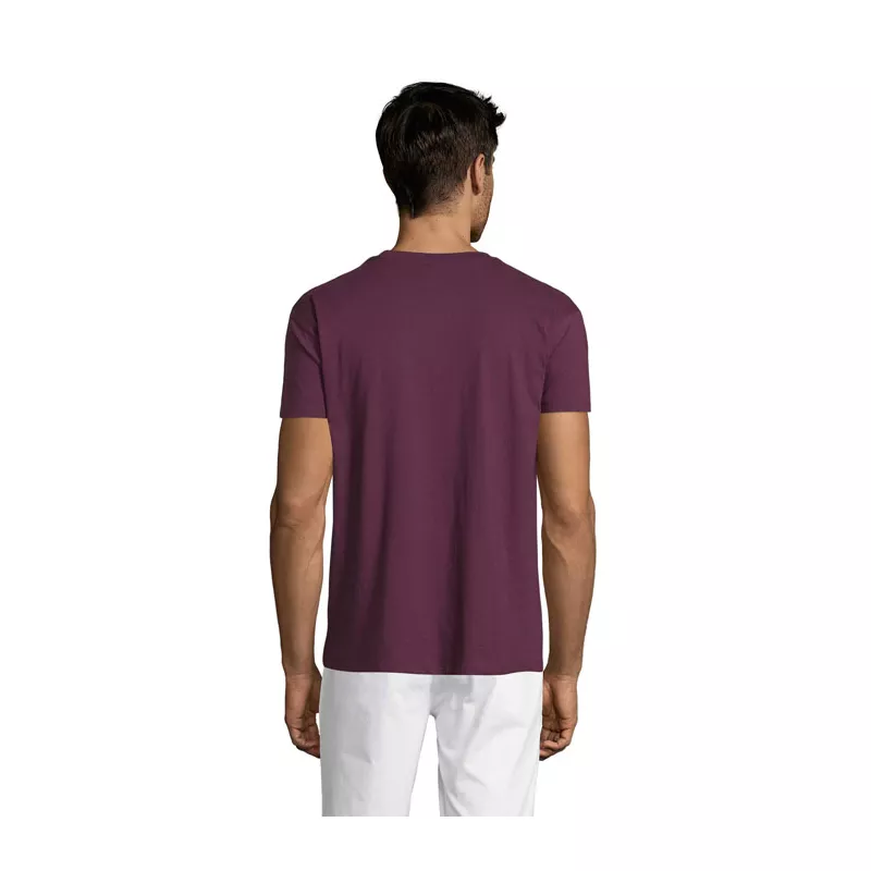 Koszulka unisex bawełniana 150 g/m² Sol's REGENT - Burgundy (S11380-BG)