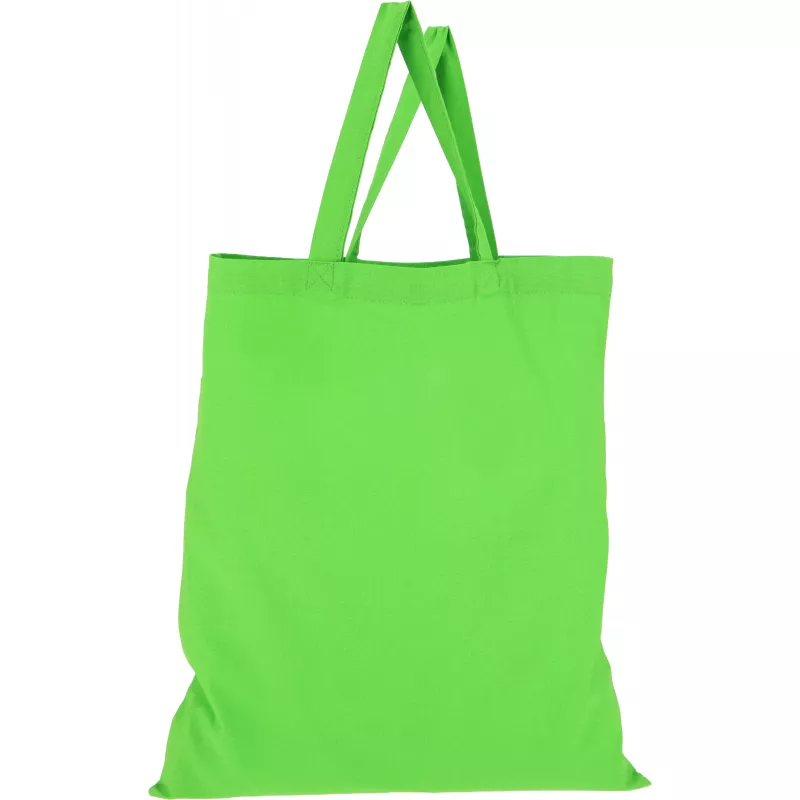 Torba bawełniana z krótkim uchem 140 g/m2 MARSHALL - jasnozielony (6068029)