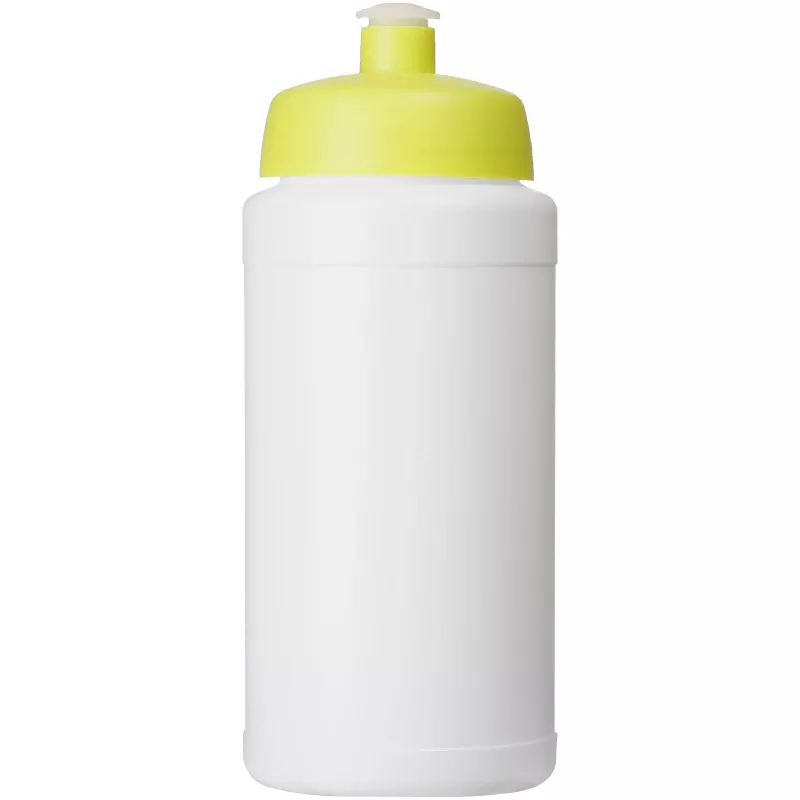 Bidon Baseline® Plus o pojemności 500 ml z wieczkiem sportowym - Biały-Limonka (21068804)
