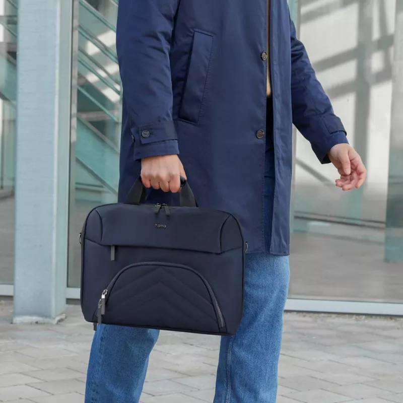 Torba na laptopa 15,6"-16,2" Hama Lightweight Premium - granatowy (VH046-04)