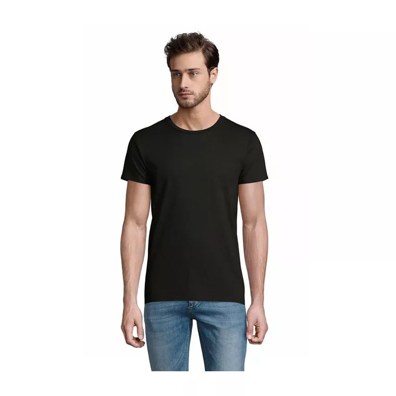 Koszulka męska organiczna 175 g/m² Sol's PIONEER MEN - Deep Black (S03565-DB)