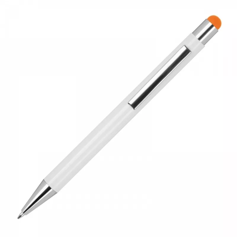 Długopis aluminiowy touch pen soft touch JEAN - pomarańczowy (1323810)