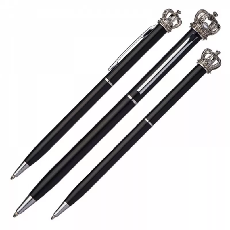 Długopis metalowy KINGS PARK - czarny (048803)