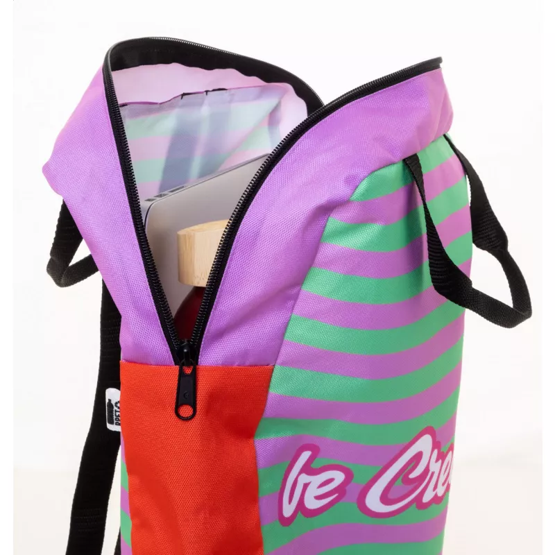 SuboBag Slimback personalizowany plecak na laptopa RPET - czarny (AP716831-10)