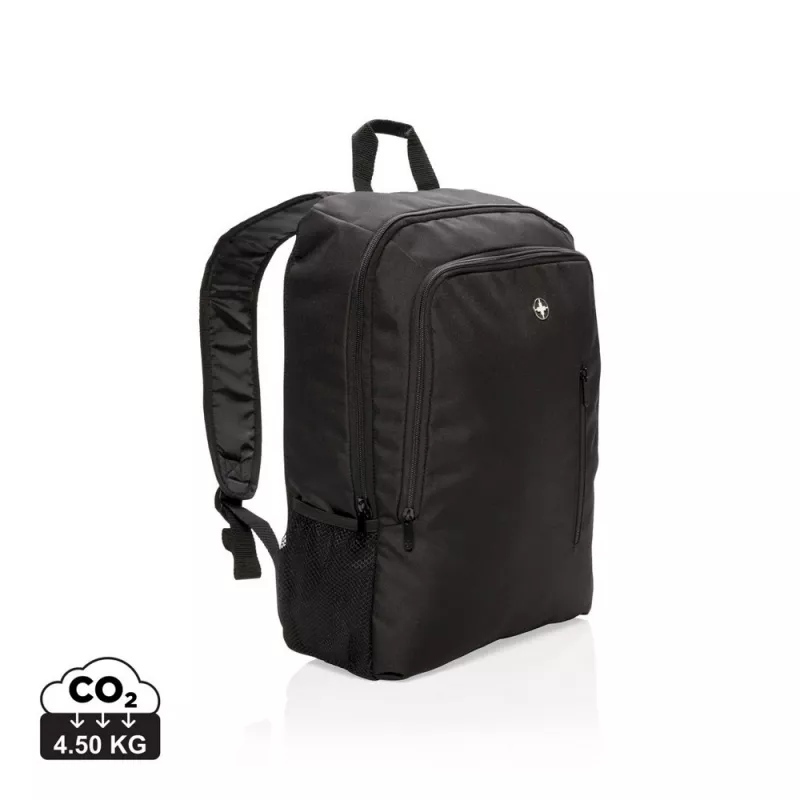 Biznesowy plecak na laptopa 17" Swiss Peak - czarny (P762.220)